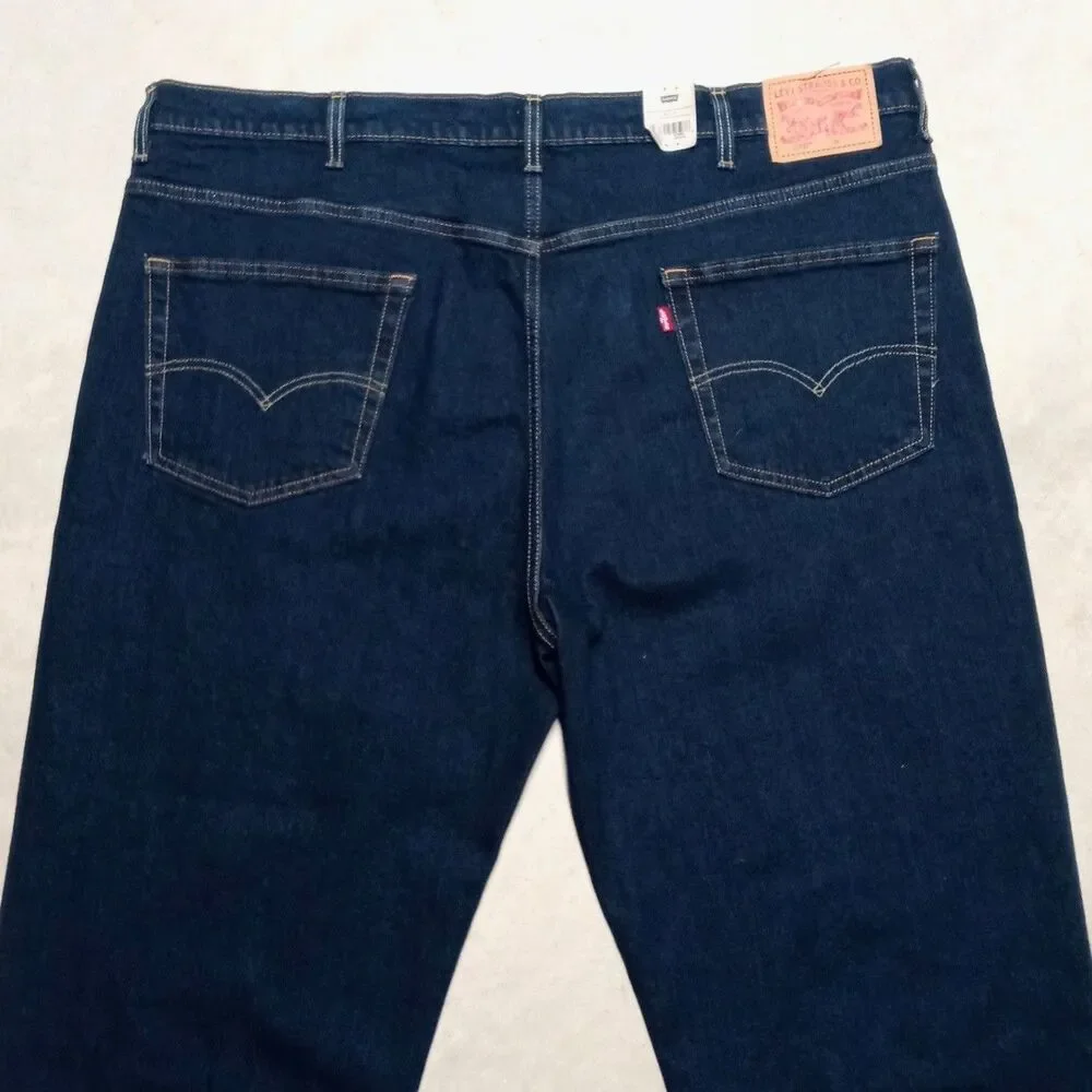 NWT Levis 550 Jeans Size 48x29 Relaxed Tapered Mid Rise Stretch Denim